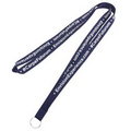 3/8" (10mm) Polyester lanyard with Keyring